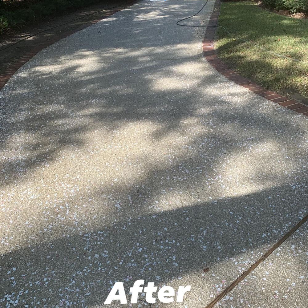 Charleston deck restored after professional cleaning